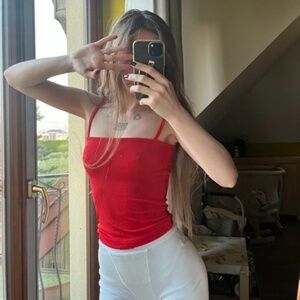 Red Amisu Tank Top
